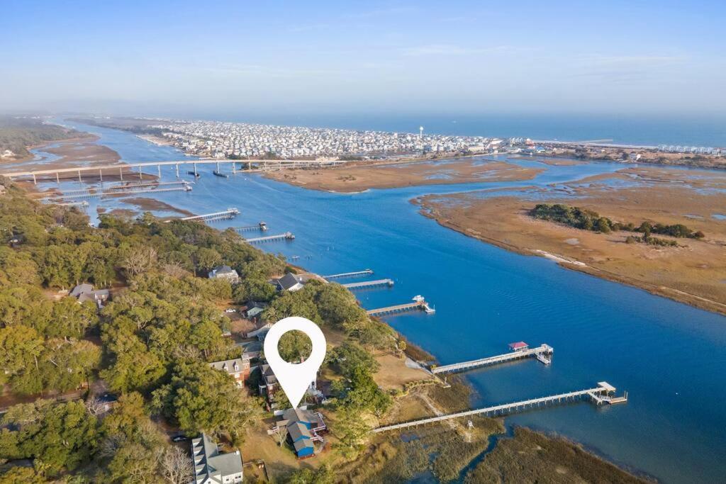 Dolphin Cove - Whole Waterfront House With Dock Villa Ocean Isle Beach Eksteriør bilde