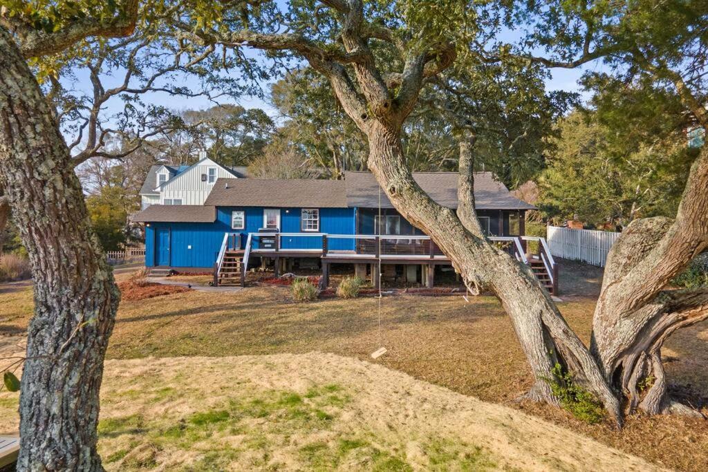 Dolphin Cove - Whole Waterfront House With Dock Villa Ocean Isle Beach Eksteriør bilde