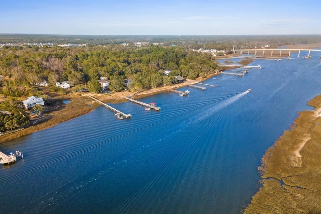 Dolphin Cove - Whole Waterfront House With Dock Villa Ocean Isle Beach Eksteriør bilde