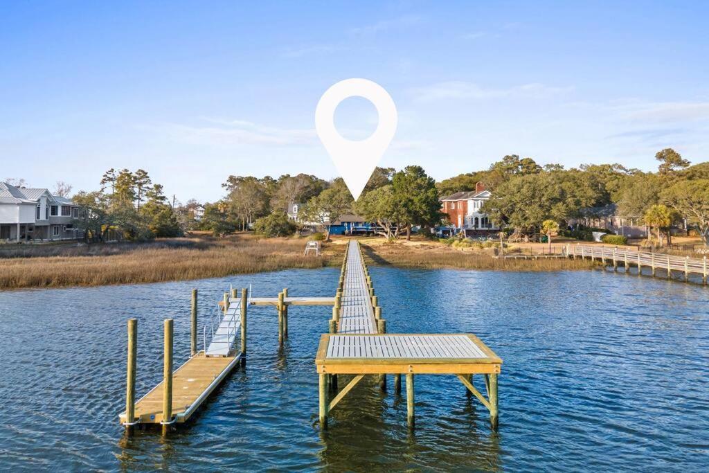 Dolphin Cove - Whole Waterfront House With Dock Villa Ocean Isle Beach Eksteriør bilde
